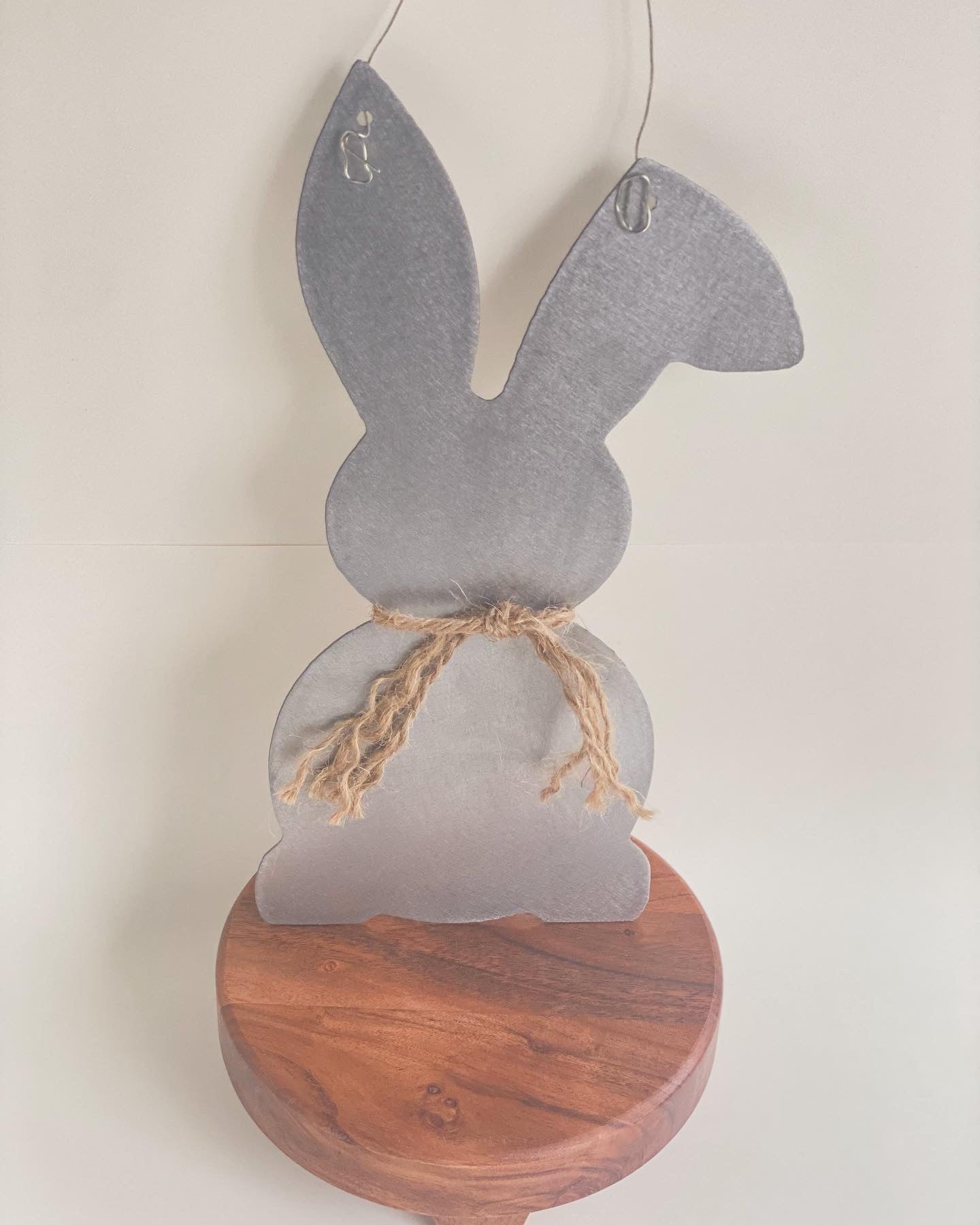 Easter Bunny Hanging Door/Wall Metal Decor