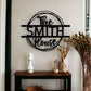 Wrap Around "The Smith House" Personalized Front Door Welcome Sign