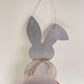 Easter Bunny Hanging Door/Wall Metal Decor