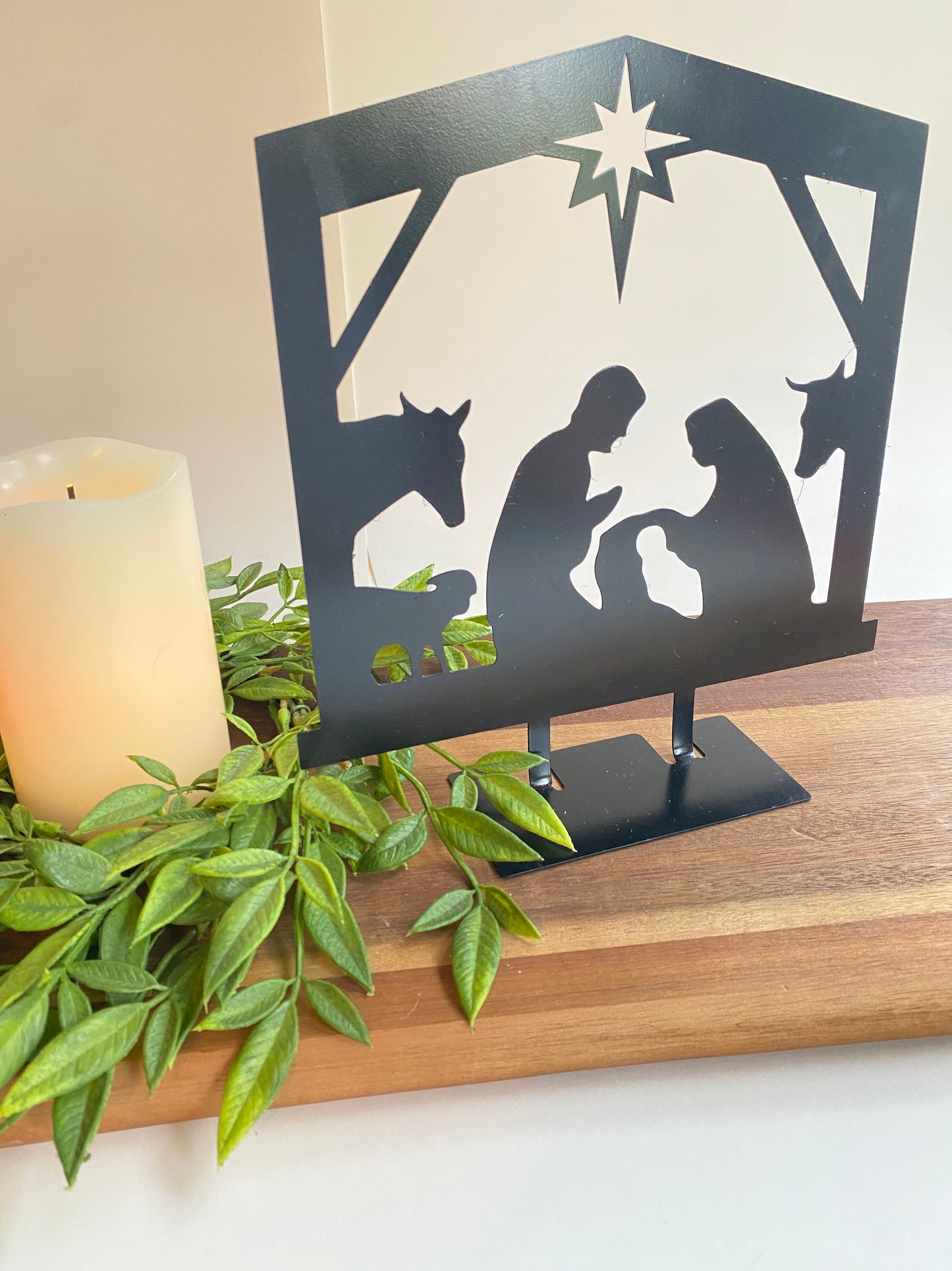 Elevate Your Nativity Display with Our Metal 9" Nativity Scene Stand!