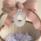 Sweet Metal Easter Basket & Bag Tags - Set of 3 Designs: Rabbit, Chick, Heart